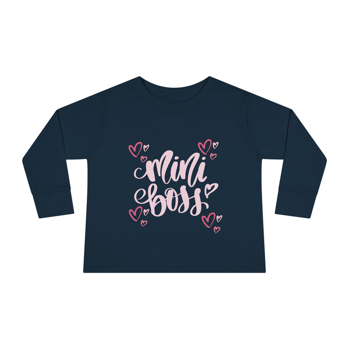 Mini Boss - Girl Toddler Long Sleeve Tee