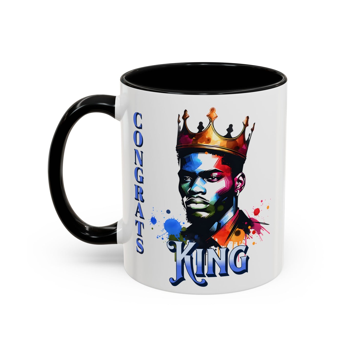 Congrats King Accent Coffee Mug (11, 15oz)