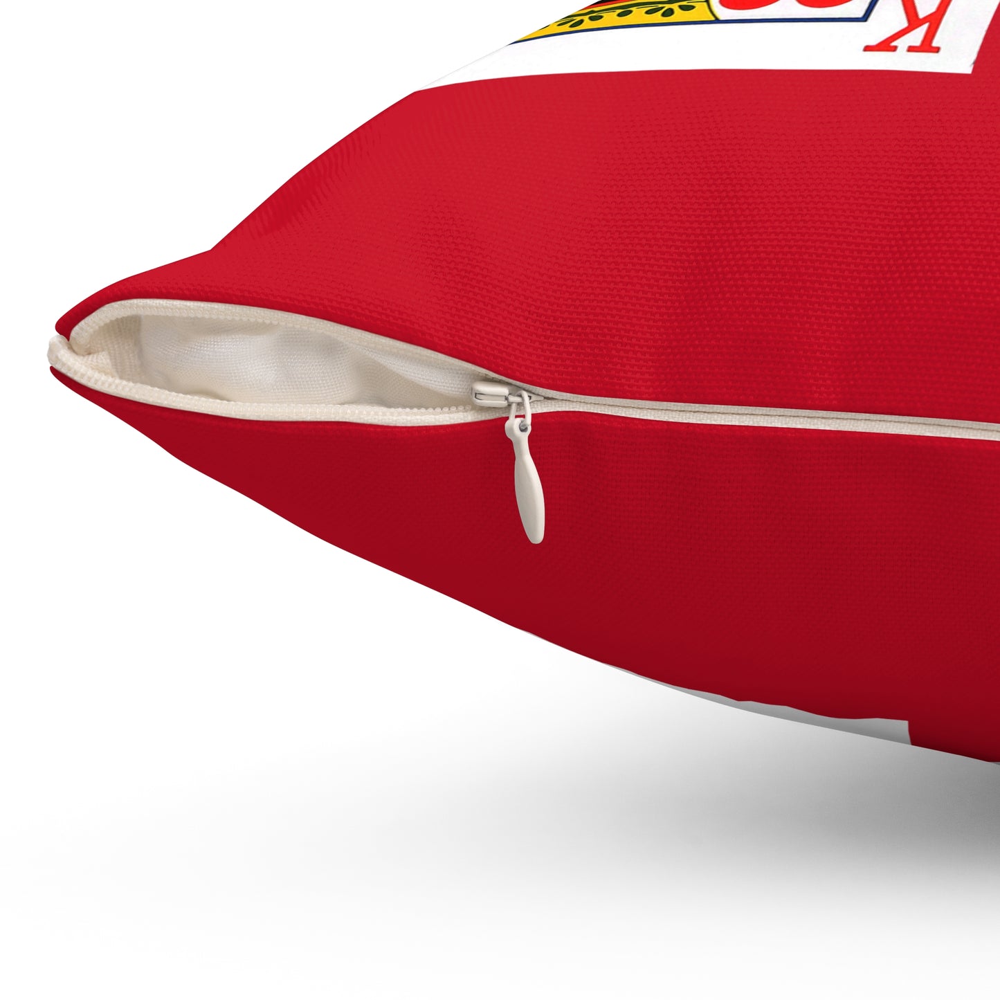 King and Queen of Hearts Spun Polyester Square Pillow