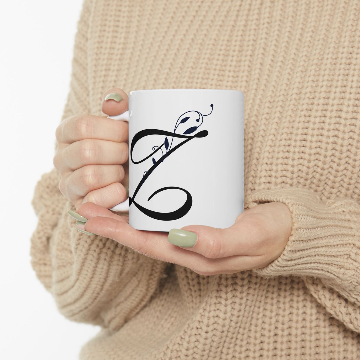Letter "Z" Decorative Monogram Design Coffee Mug