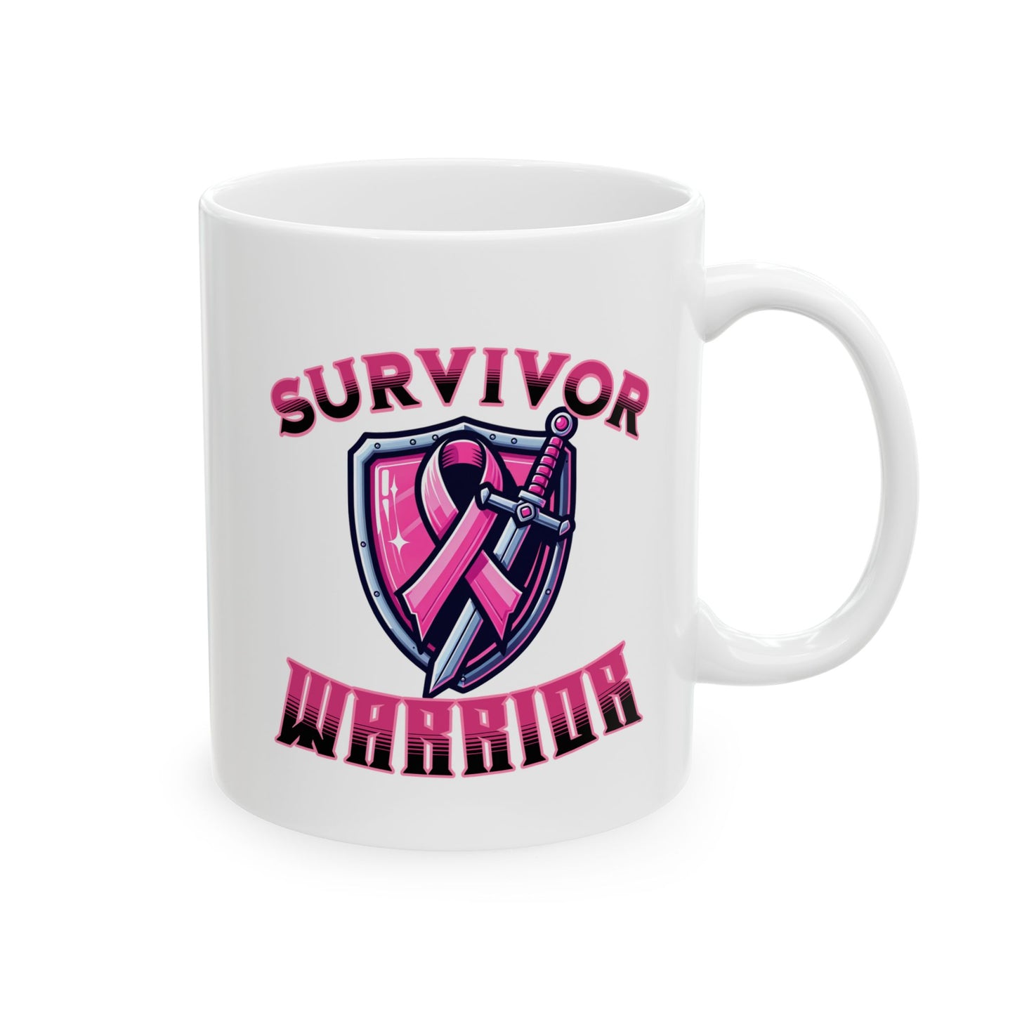 Survivor Warrior - Breast Cancer Survivor Coffee Mug