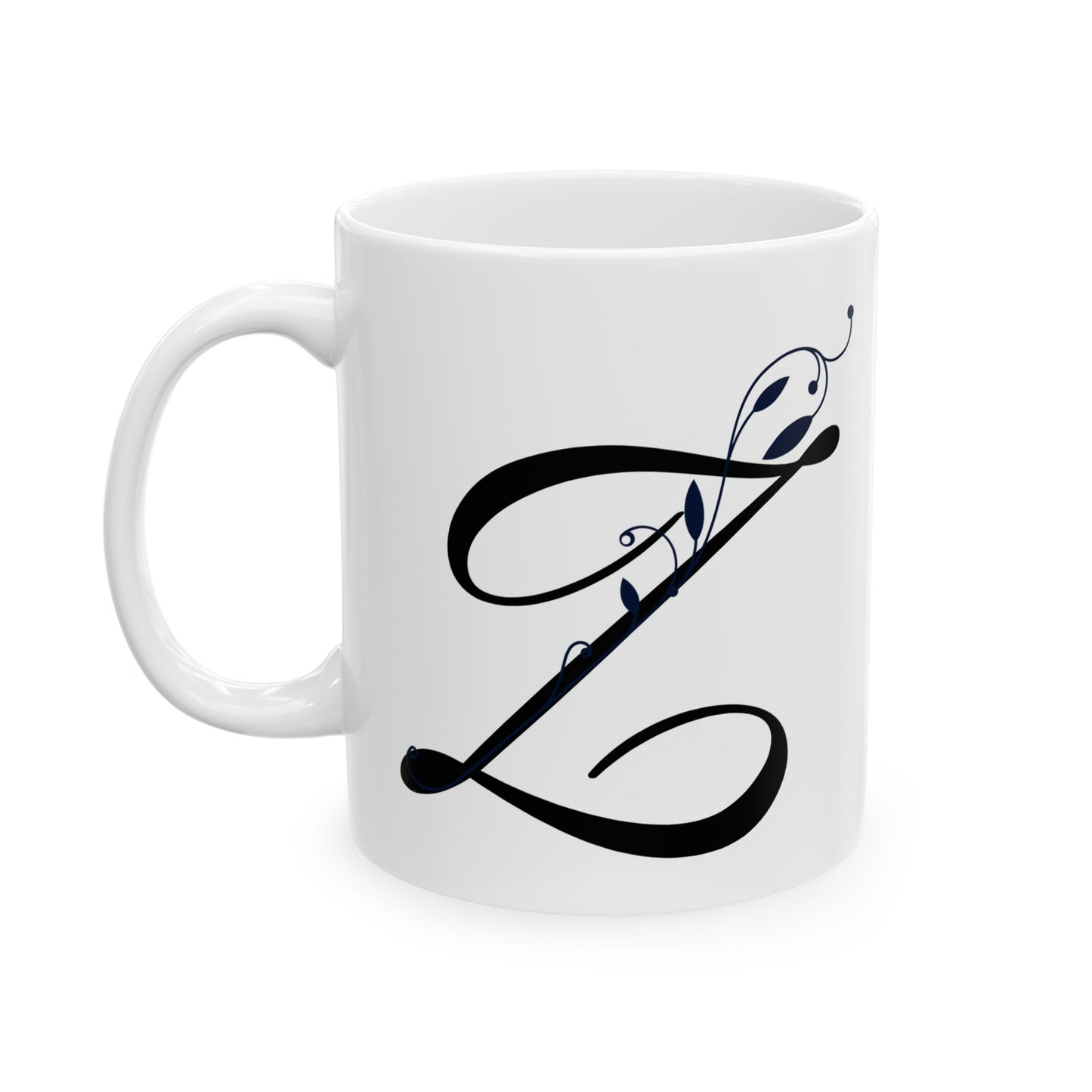 Letter "Z" Decorative Monogram Design Coffee Mug
