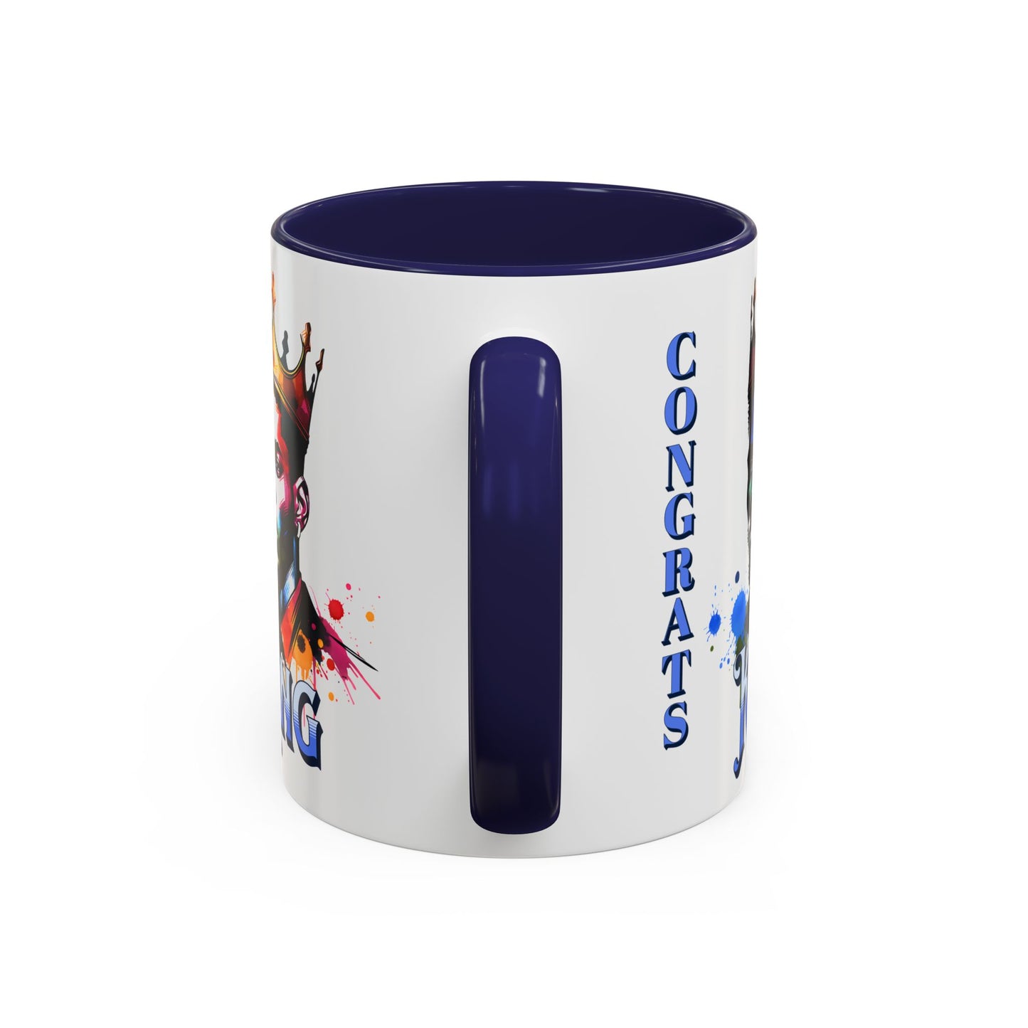 Congrats King Accent Coffee Mug (11, 15oz)