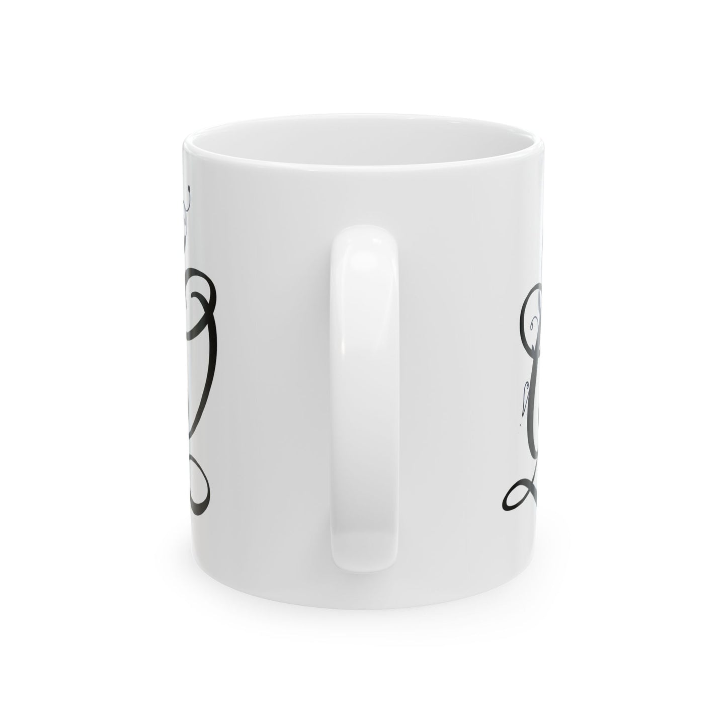 Letter "Q" Decorative Monogram Design Coffee Mug
