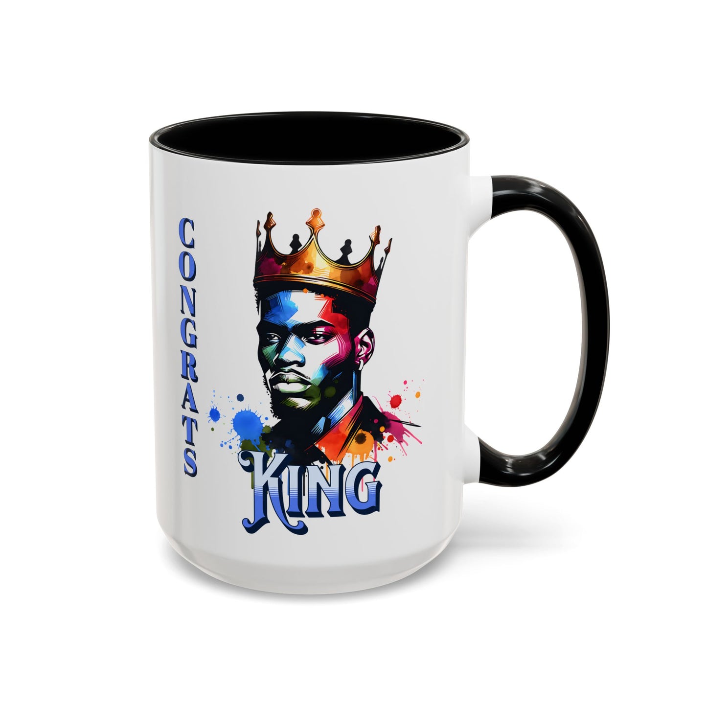 Congrats King Accent Coffee Mug (11, 15oz)