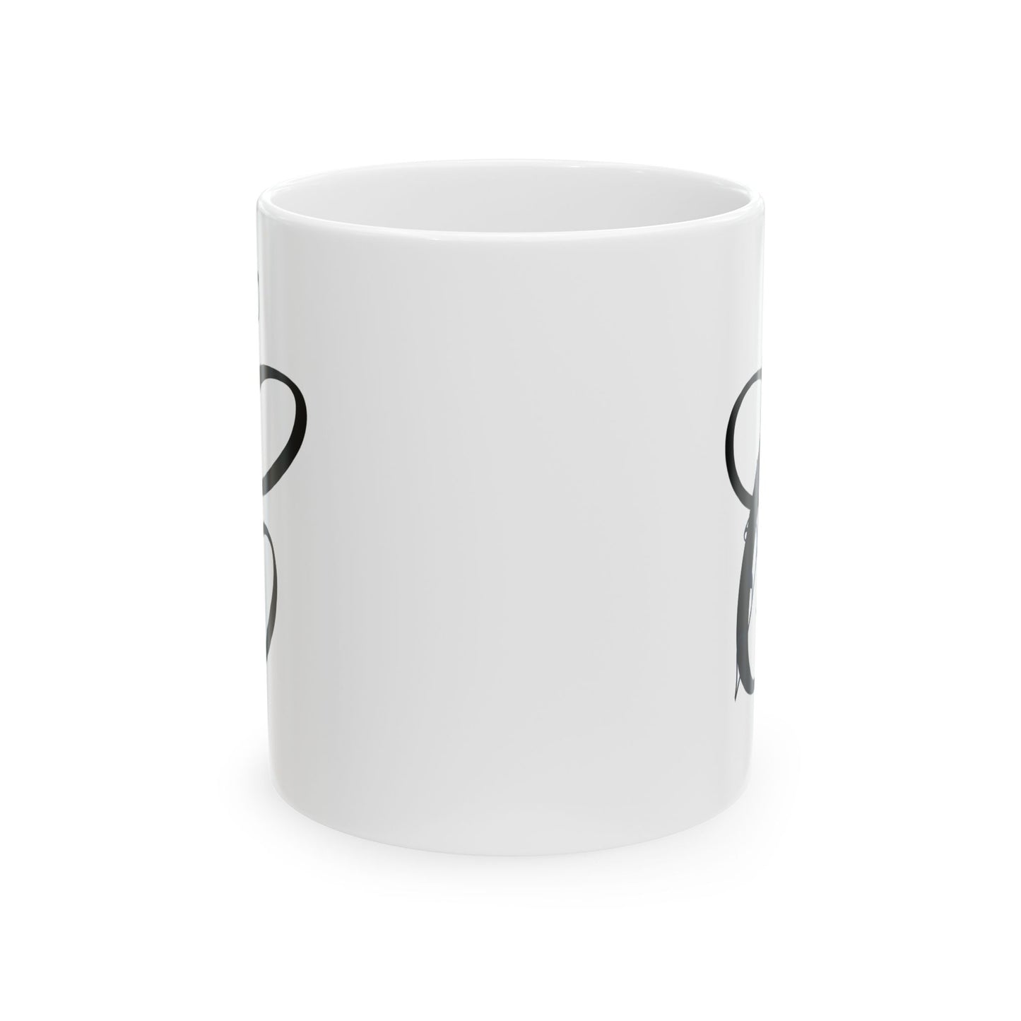 Letter "C" Decorative Monogram Design Coffee Mug