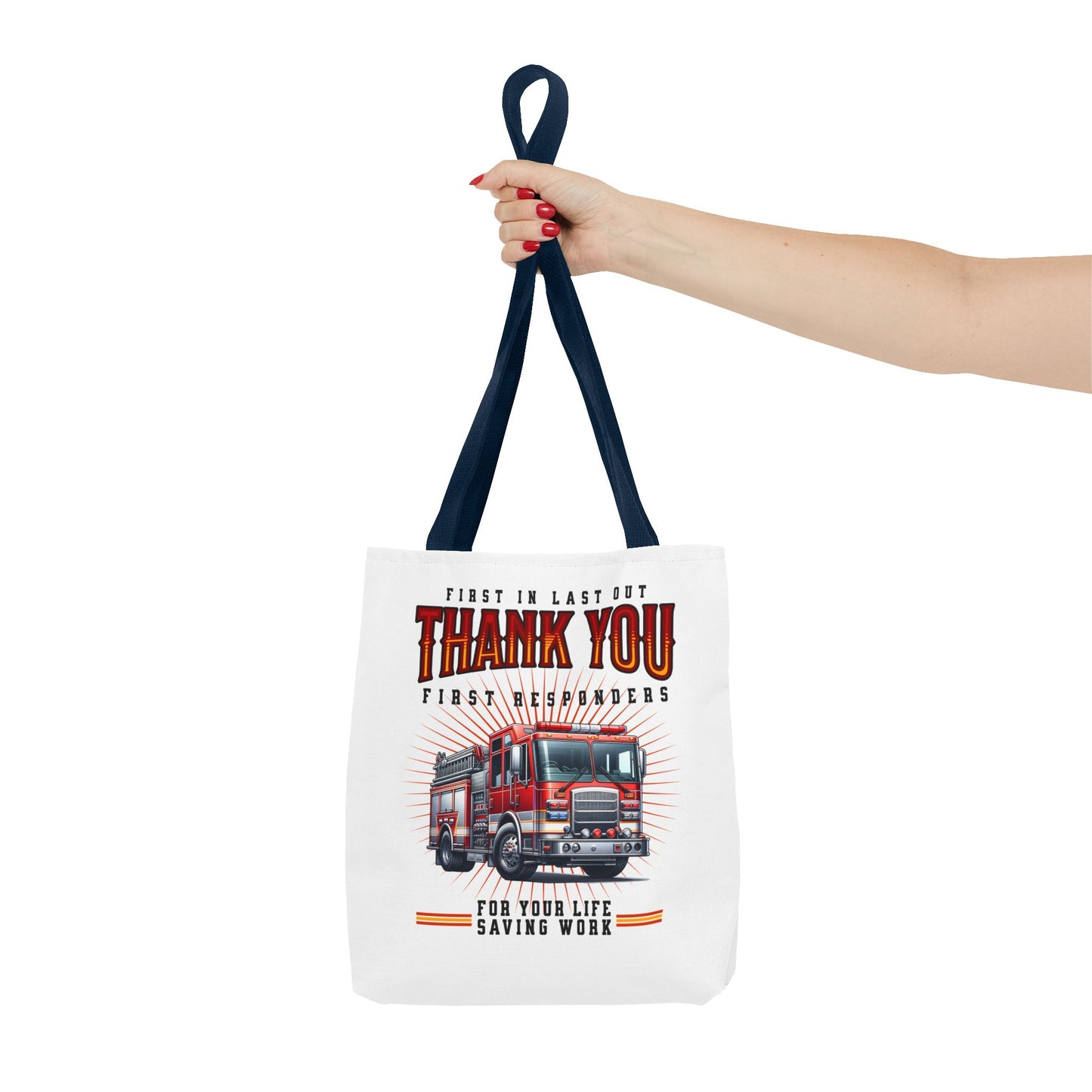 Thank You First Responders Tote Bag