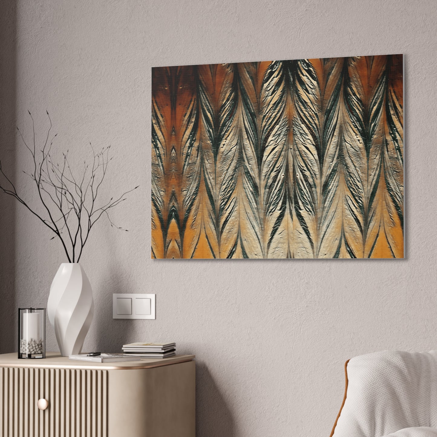 Acrylic Arrow Canvas Stretched, 0.75"