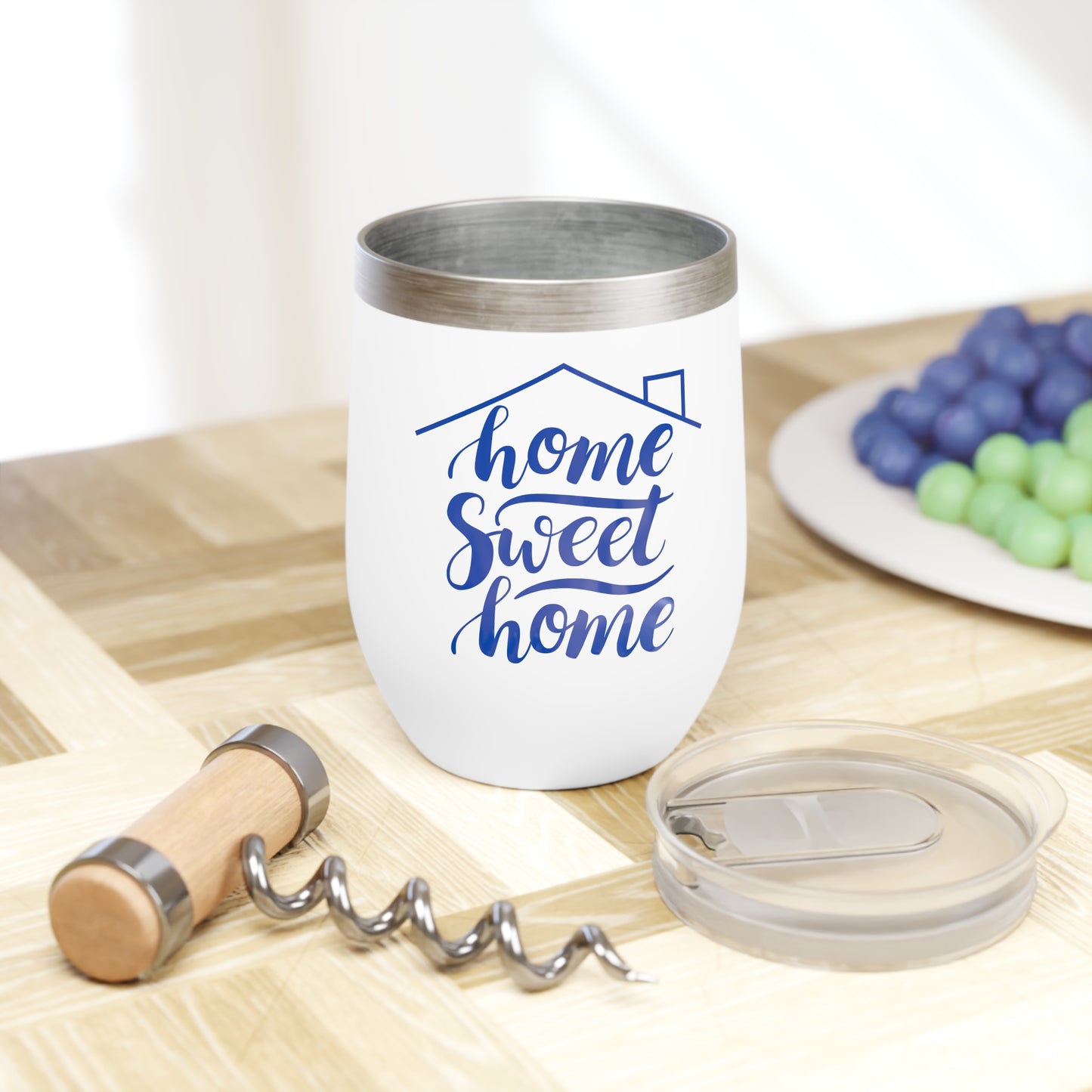 Home Sweet Home - Chill Wine Tumbler - Housewarming Gift