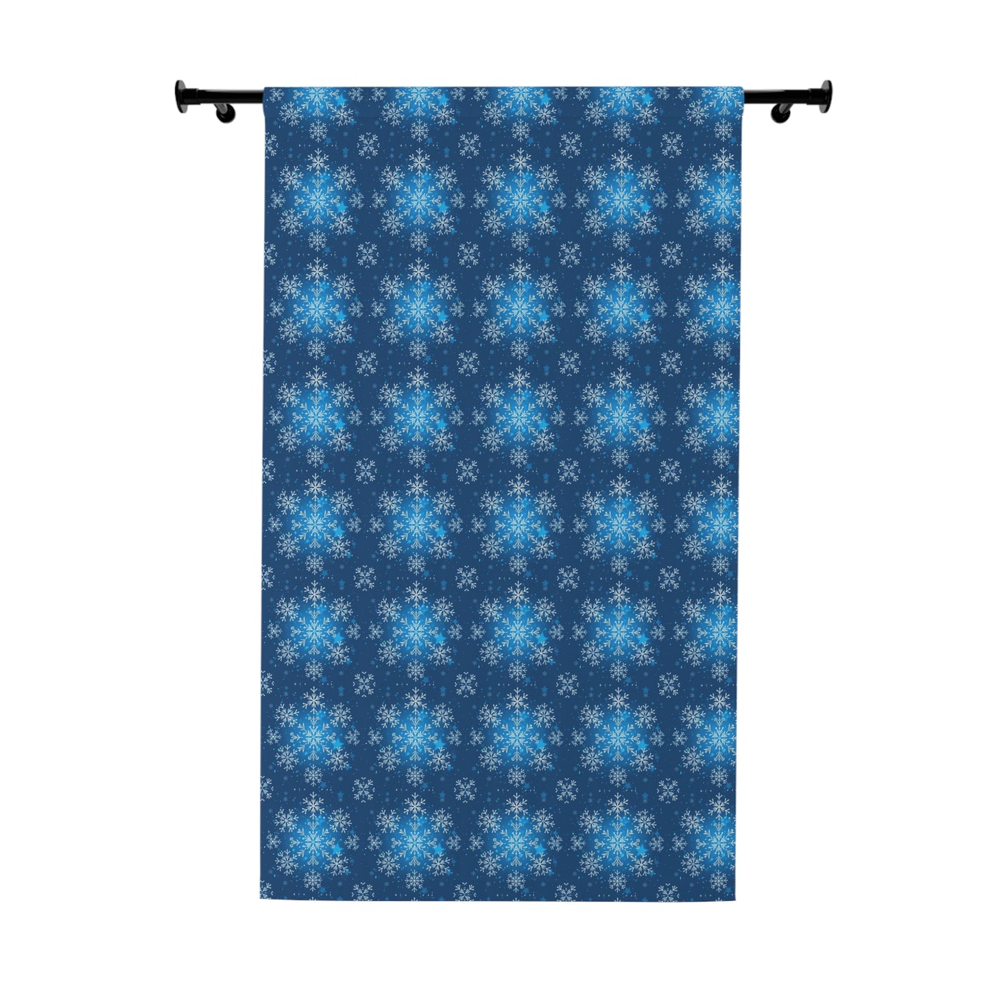 Magical Holiday Snowflake Window Curtain