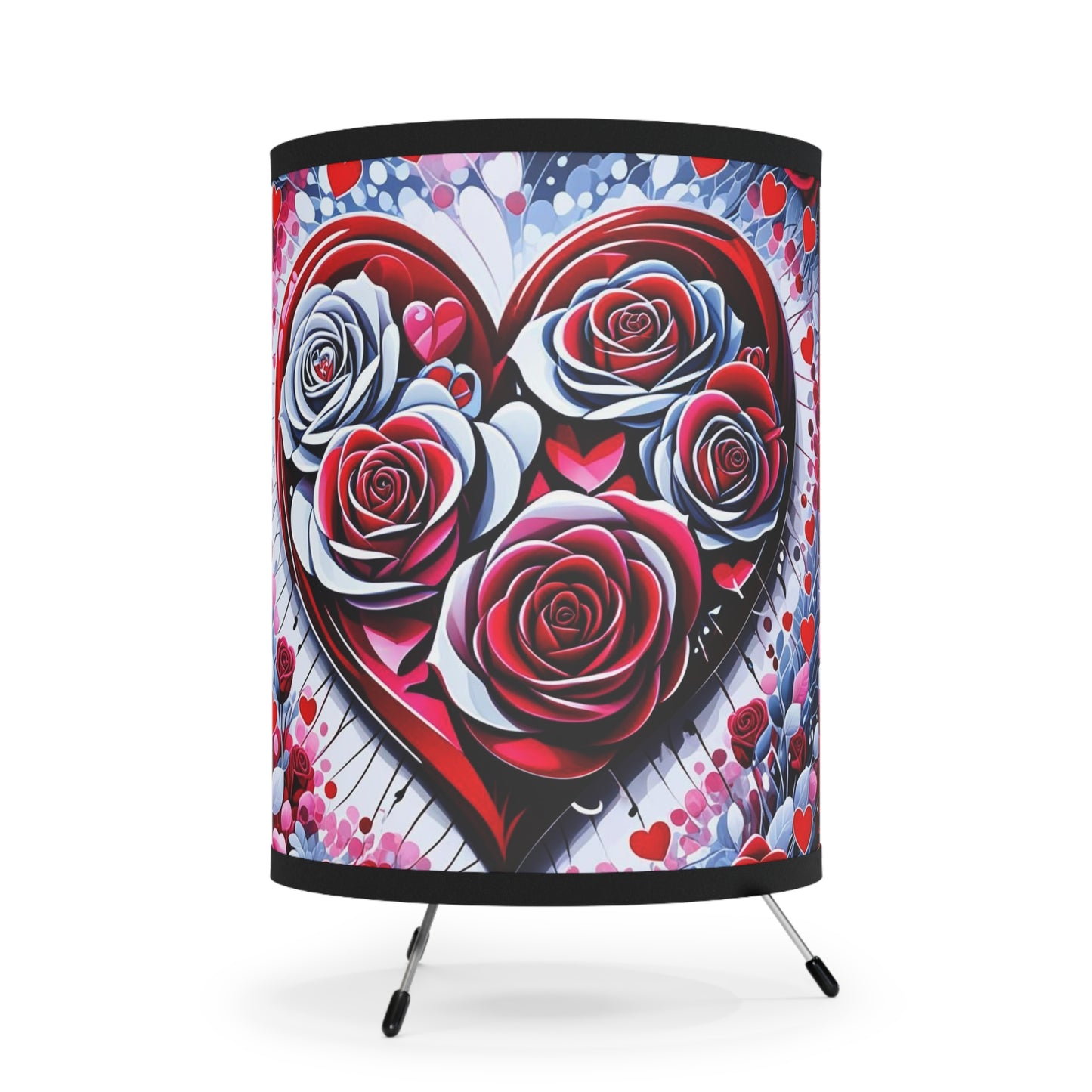 Rose Heart -Tripod Lamp