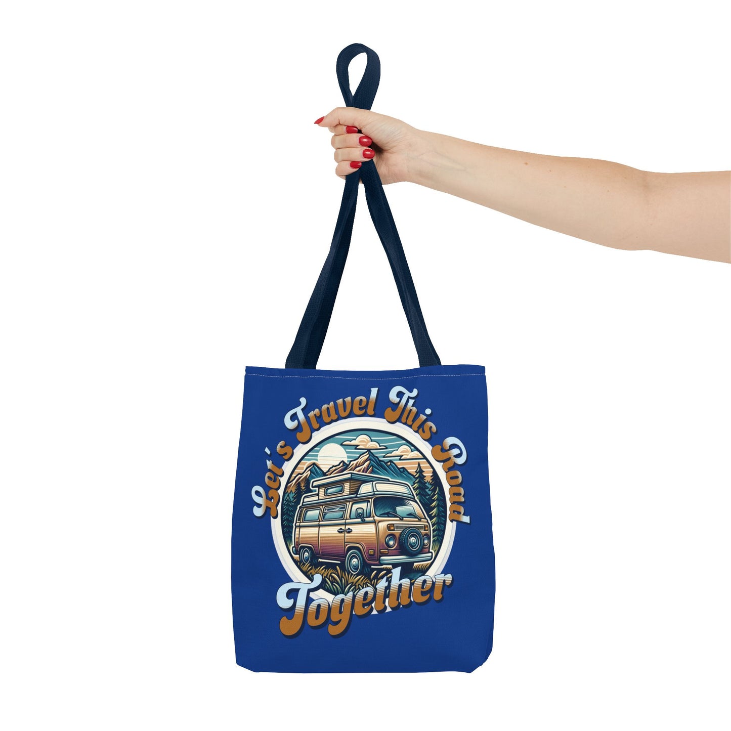 Let's Travel This Road Together - Romantic Tote Bag