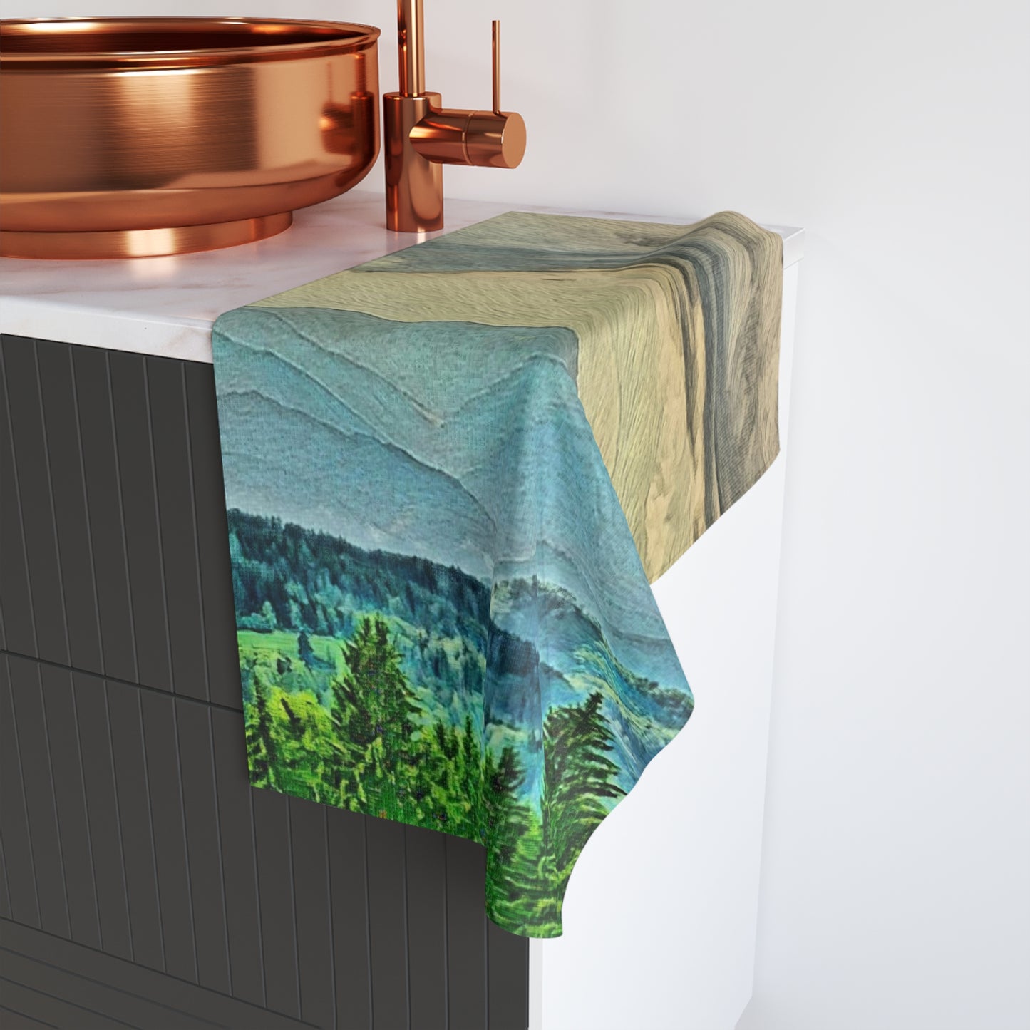 Forest Landscape Hand Towel