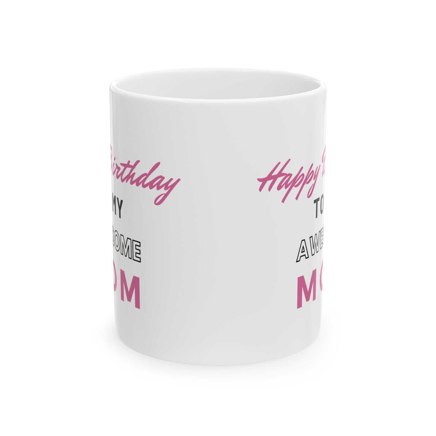 Happy Birthday To My Awesome Mom Coffee Mug