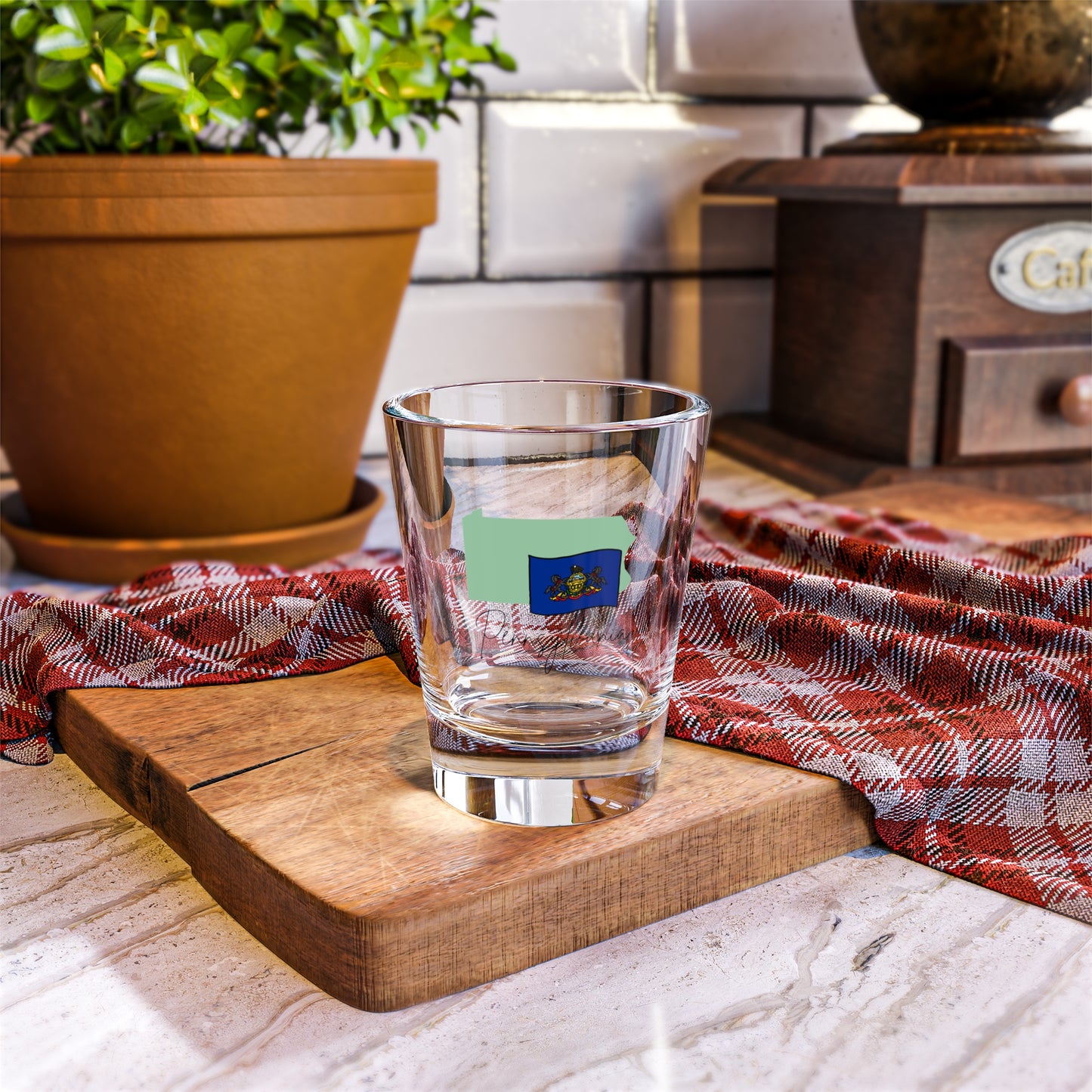 Pennsylvania State Design Shot Glass 1.5oz
