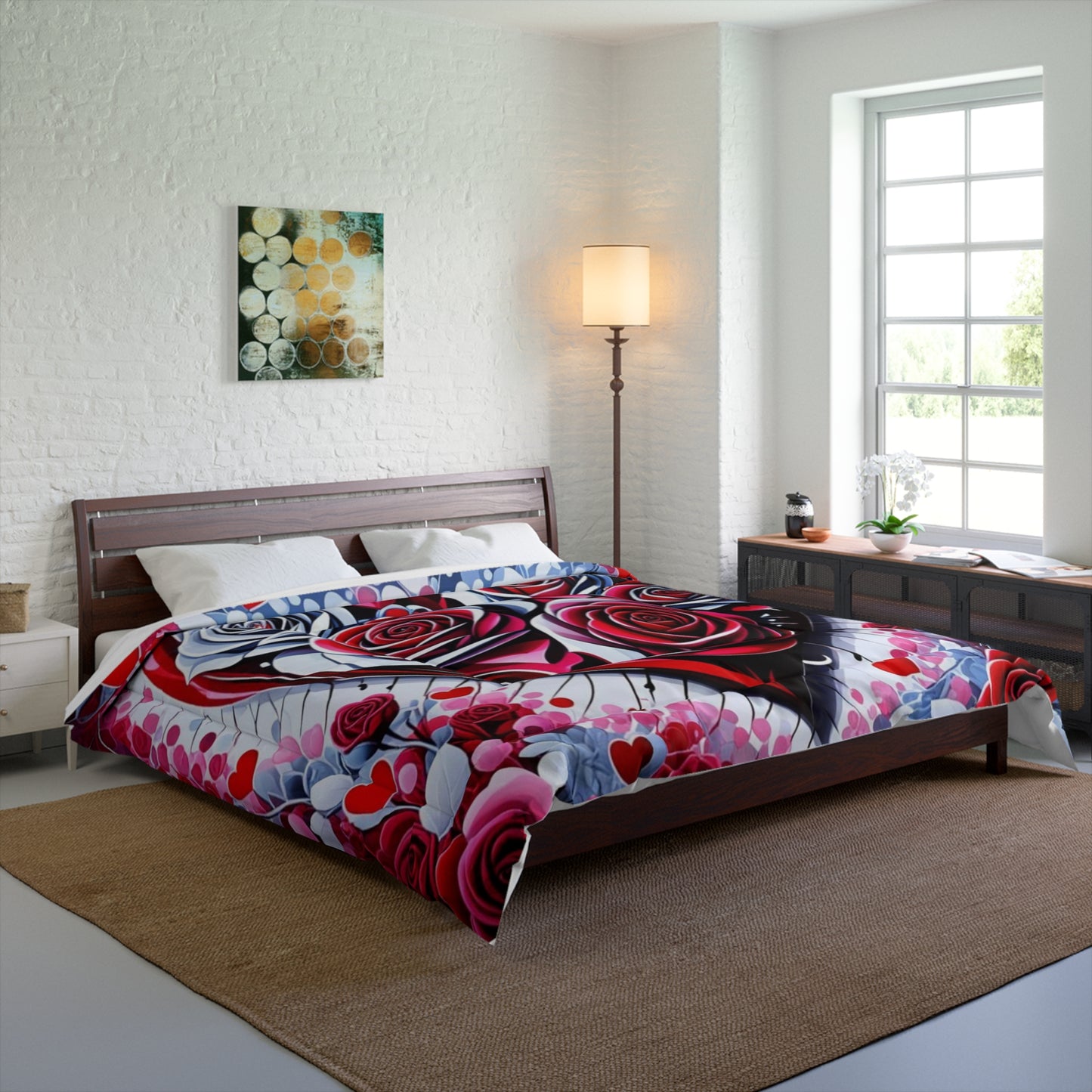 Rose Heart Comforter