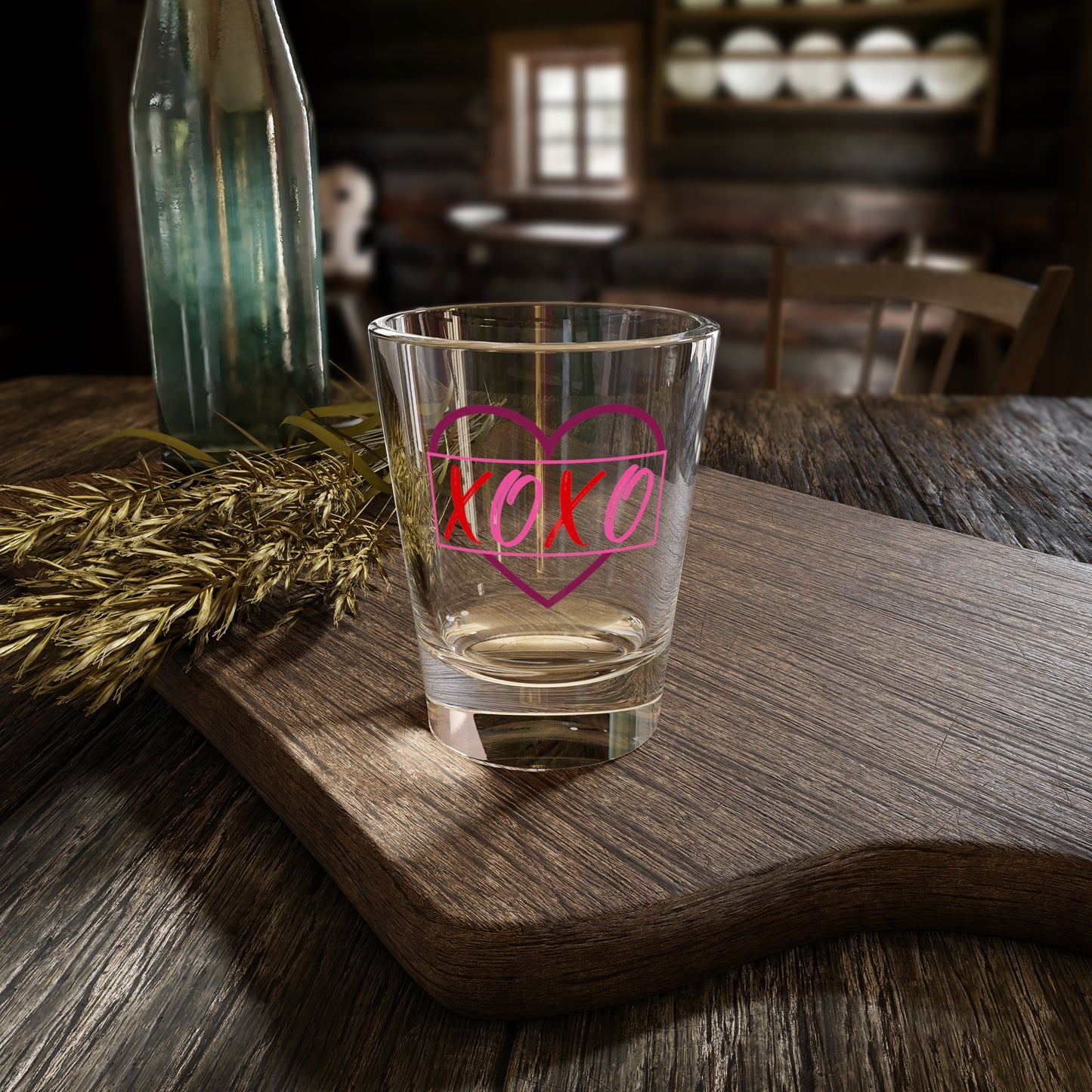 XOXO Romantic Shot Glass 1.5oz