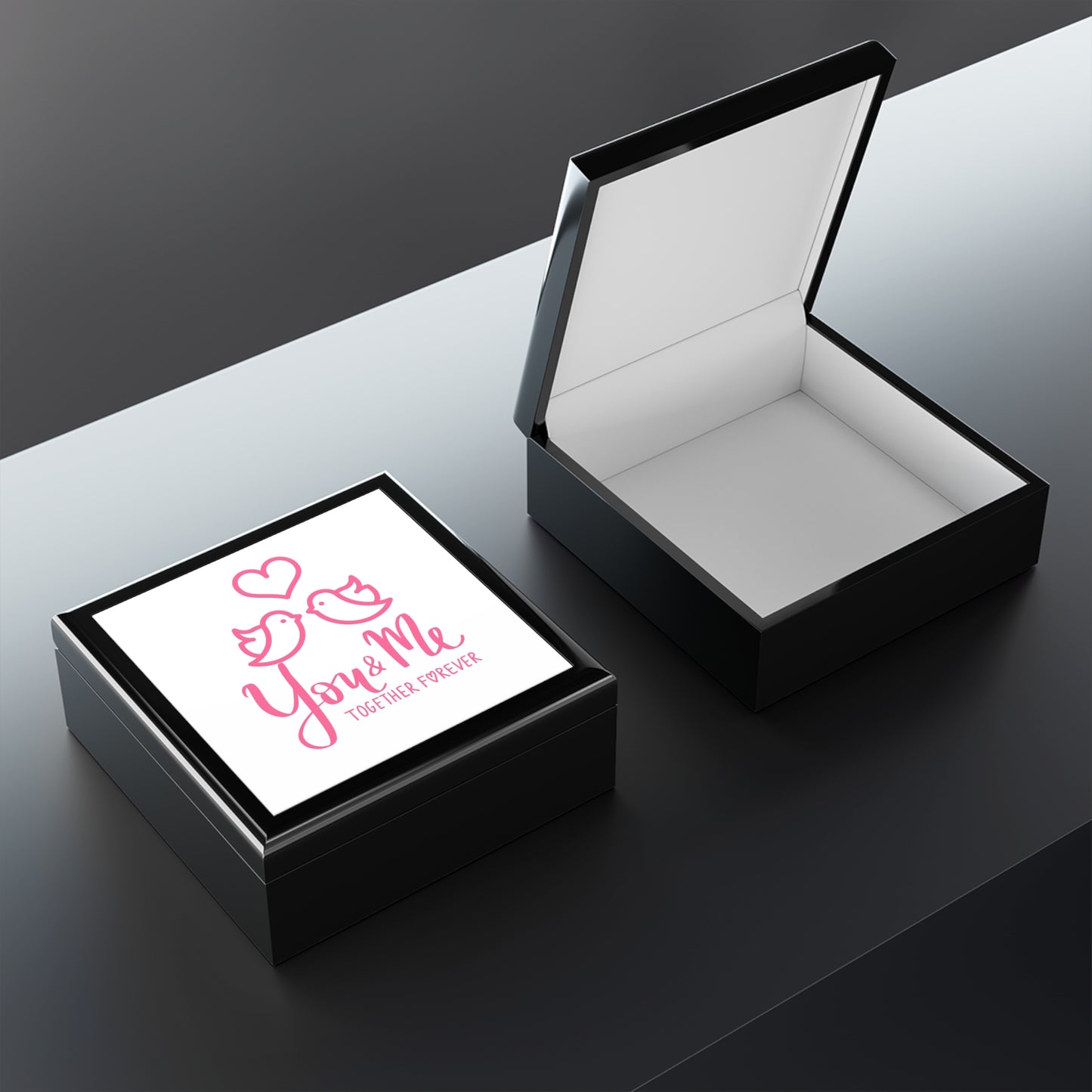 You and Me Together Forever Jewelry Box