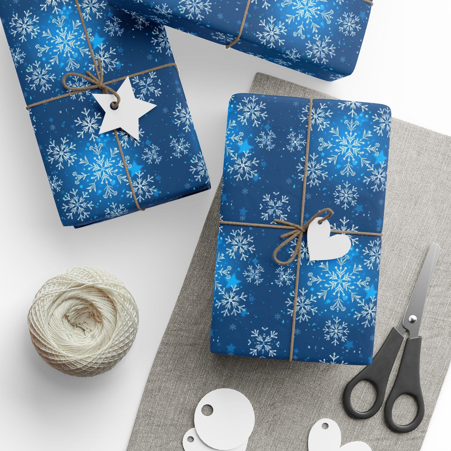 Magical Holiday Snowflake Wrapping Paper