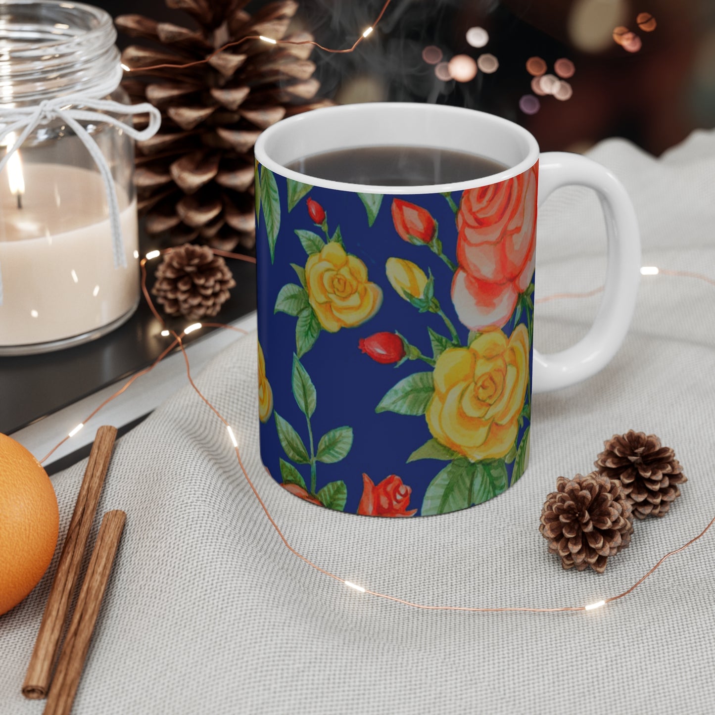Floral 11oz Mug