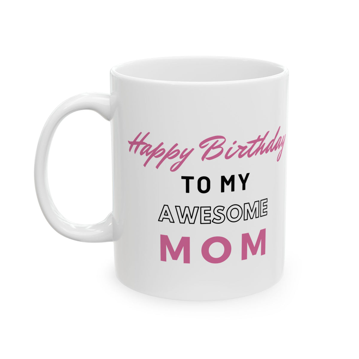 Happy Birthday To My Awesome Mom Coffee Mug
