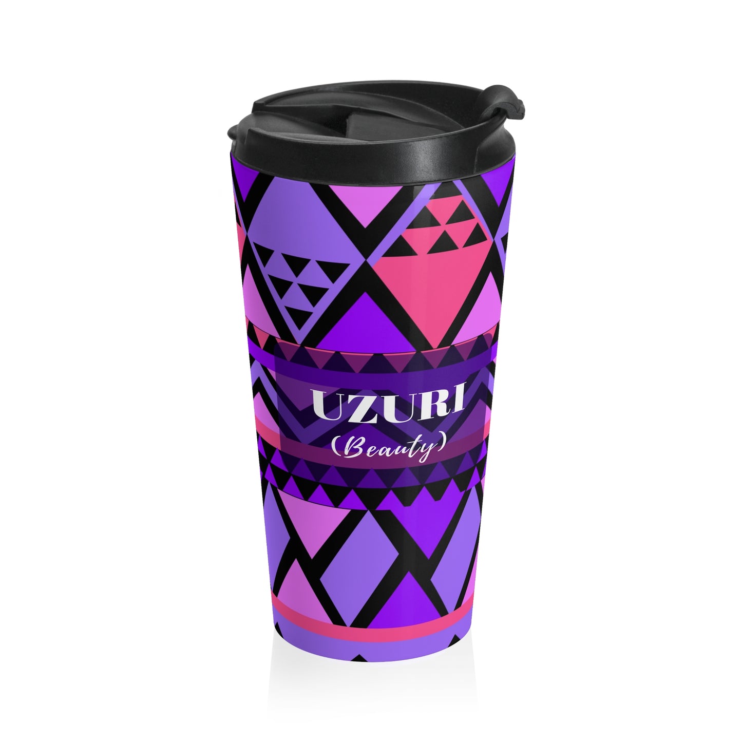"Uzuri (Beauty)" Stainless Steel Travel Mug