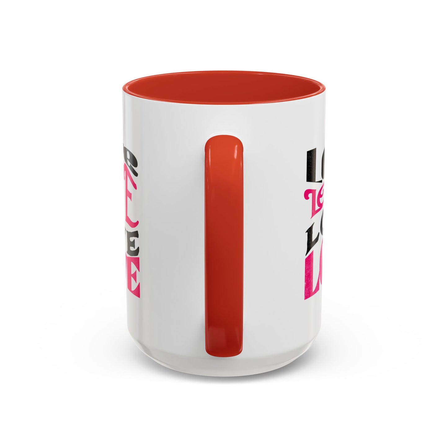Love Typography - Romantic Coffee Mug (11, 15oz)