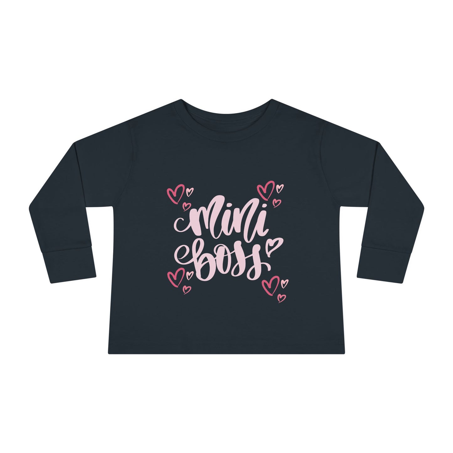 Mini Boss - Girl Toddler Long Sleeve Tee
