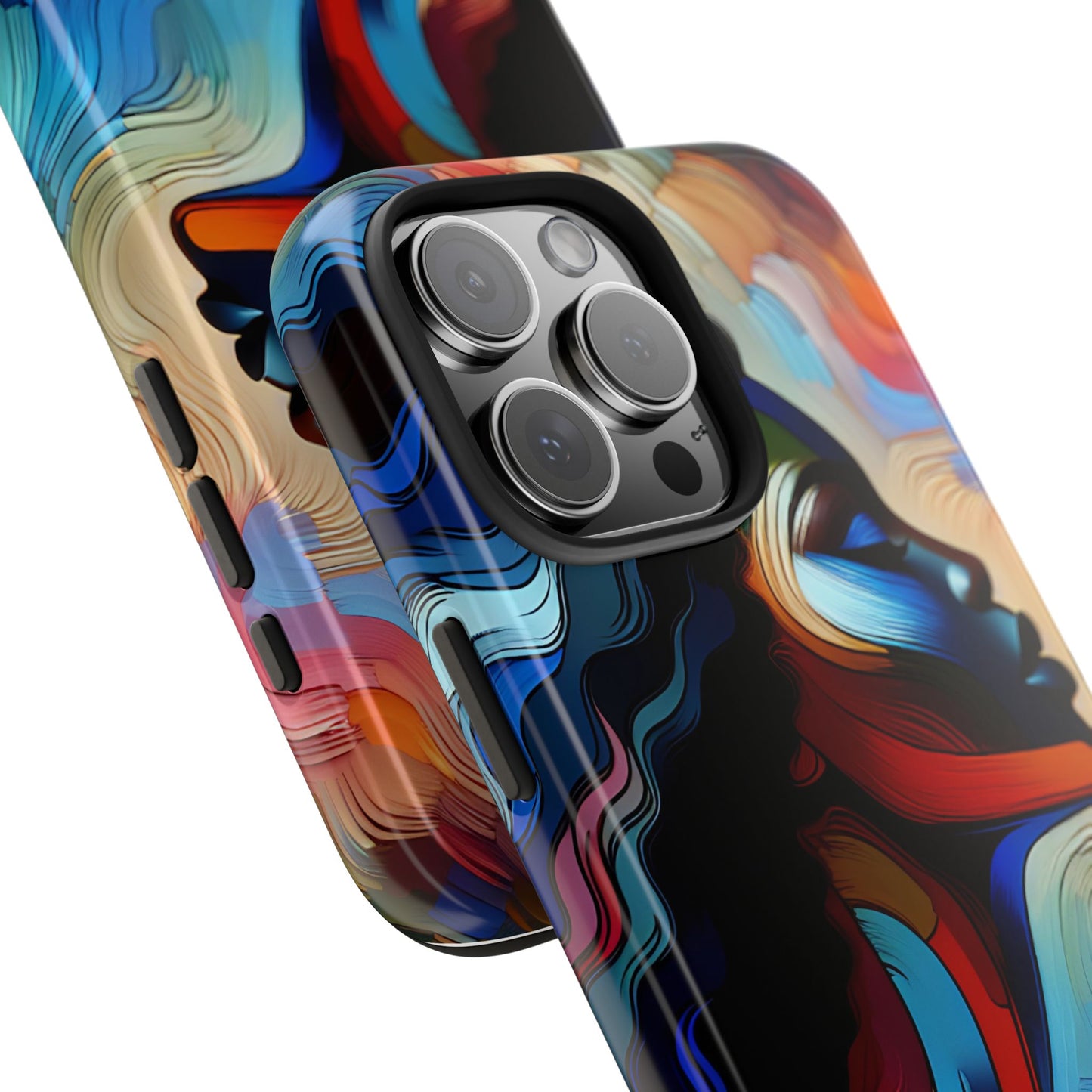"Sista" Colorful Abstract Art - Tough Phone Cases for iPhone 16