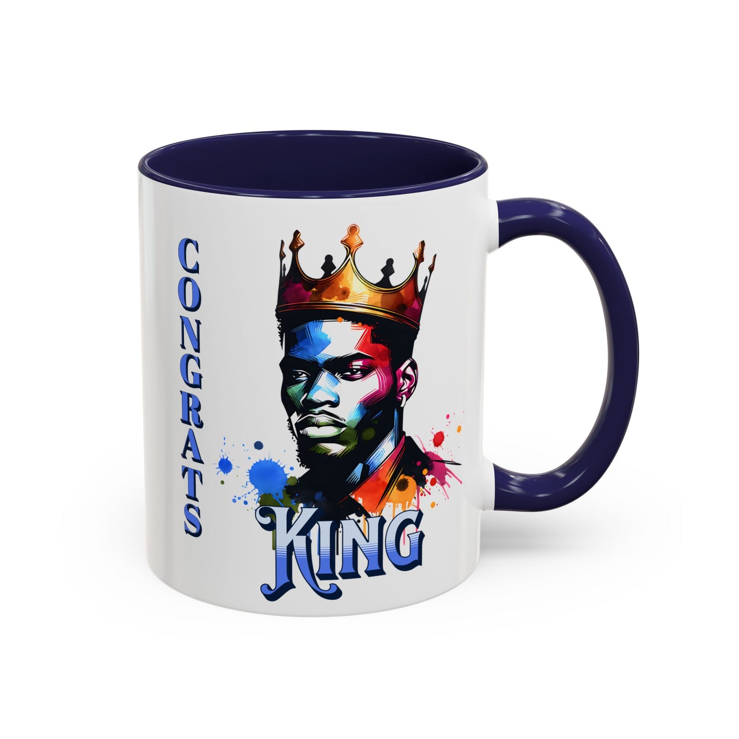 Congrats King Accent Coffee Mug (11, 15oz)