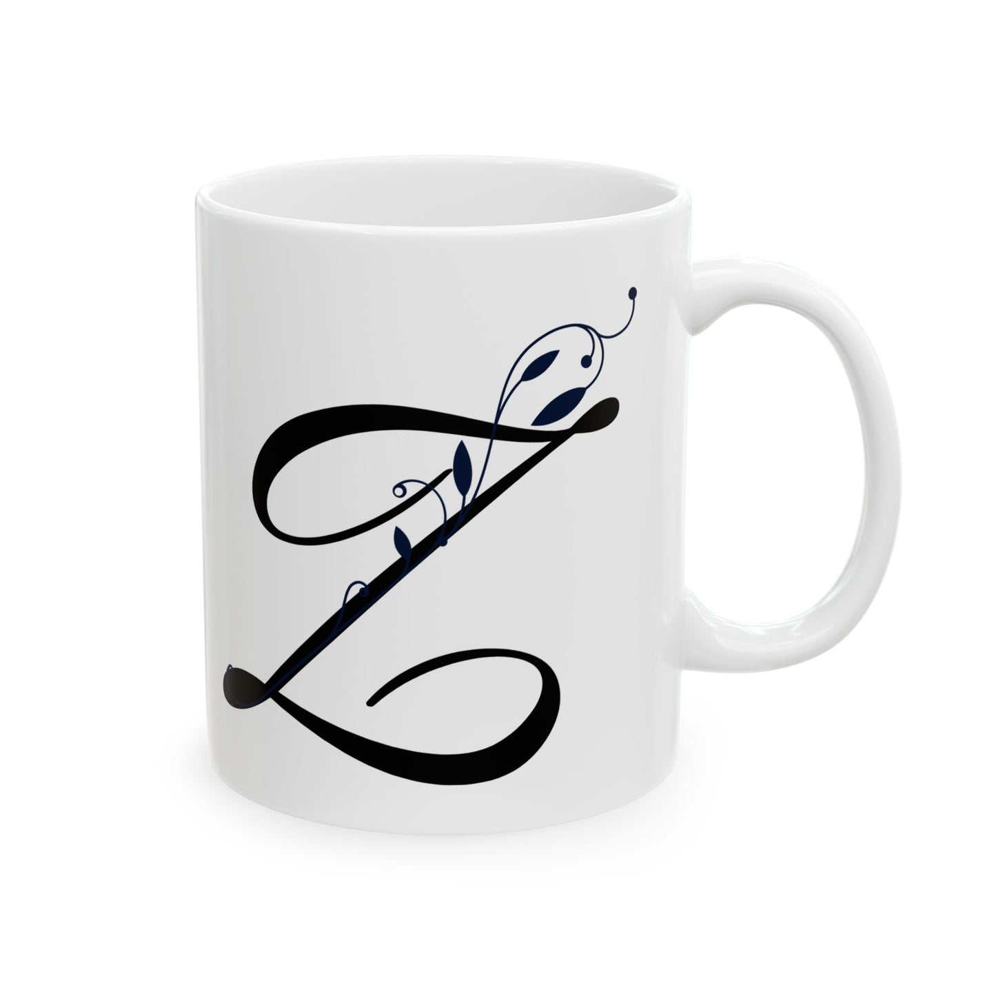 Letter "Z" Decorative Monogram Design Coffee Mug