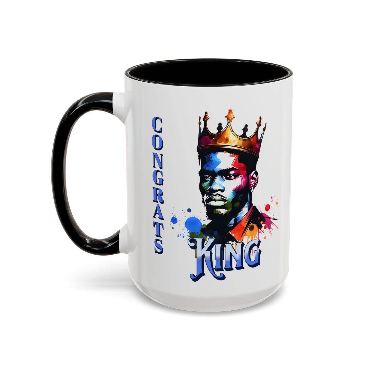 Congrats King Accent Coffee Mug (11, 15oz)