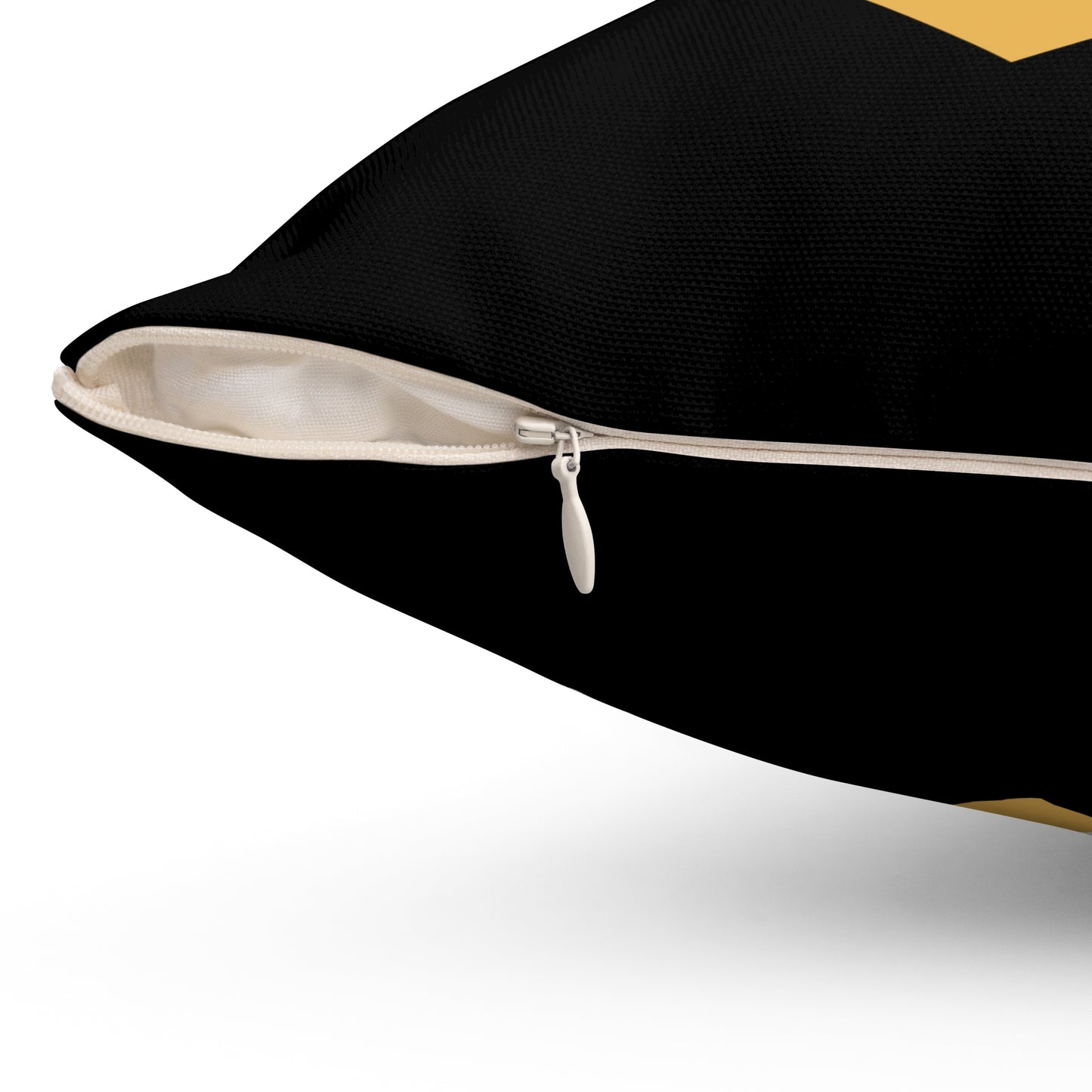 It's a You and Me Day (Black) Spun Polyester Square Pillow