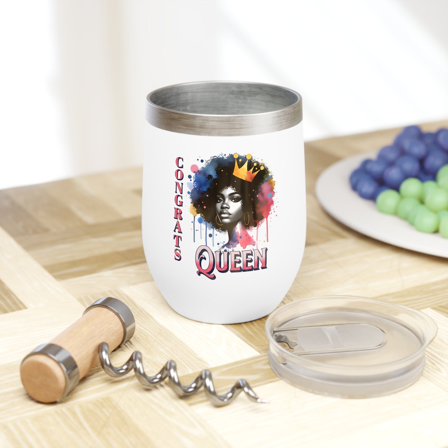 Congrats Queen Wine Tumbler