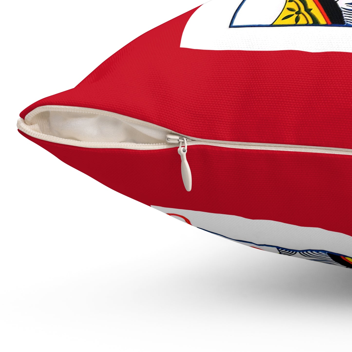 Queen of Hearts Spun Polyester Square Pillow