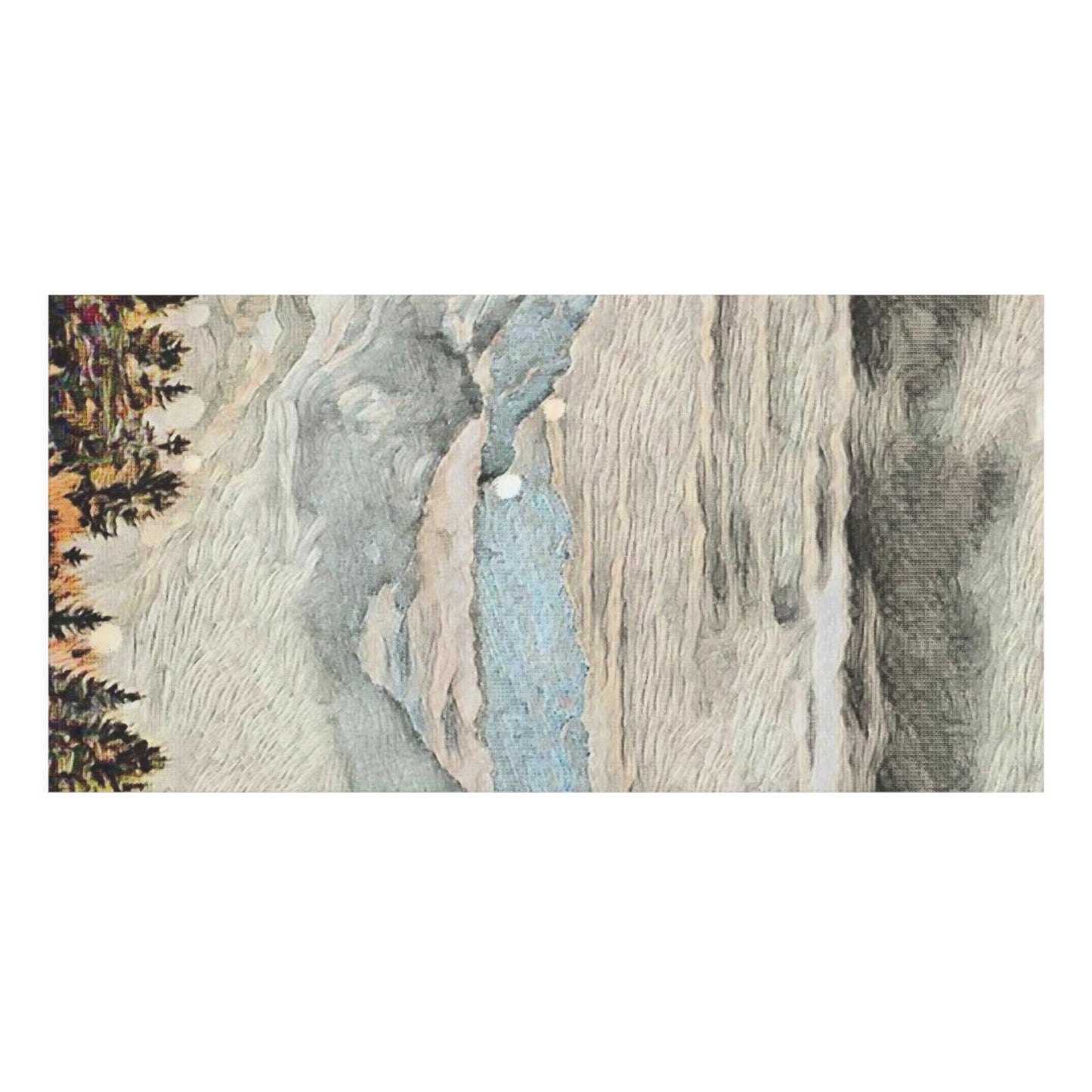 Misty Forest Mountains Premium Towel