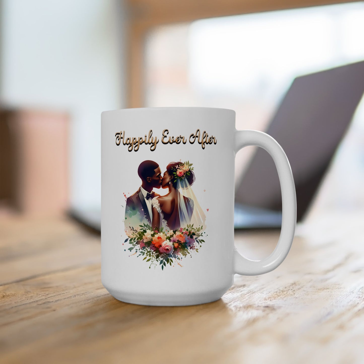 Happily Ever After - Romantic Wedding Coffee Mug