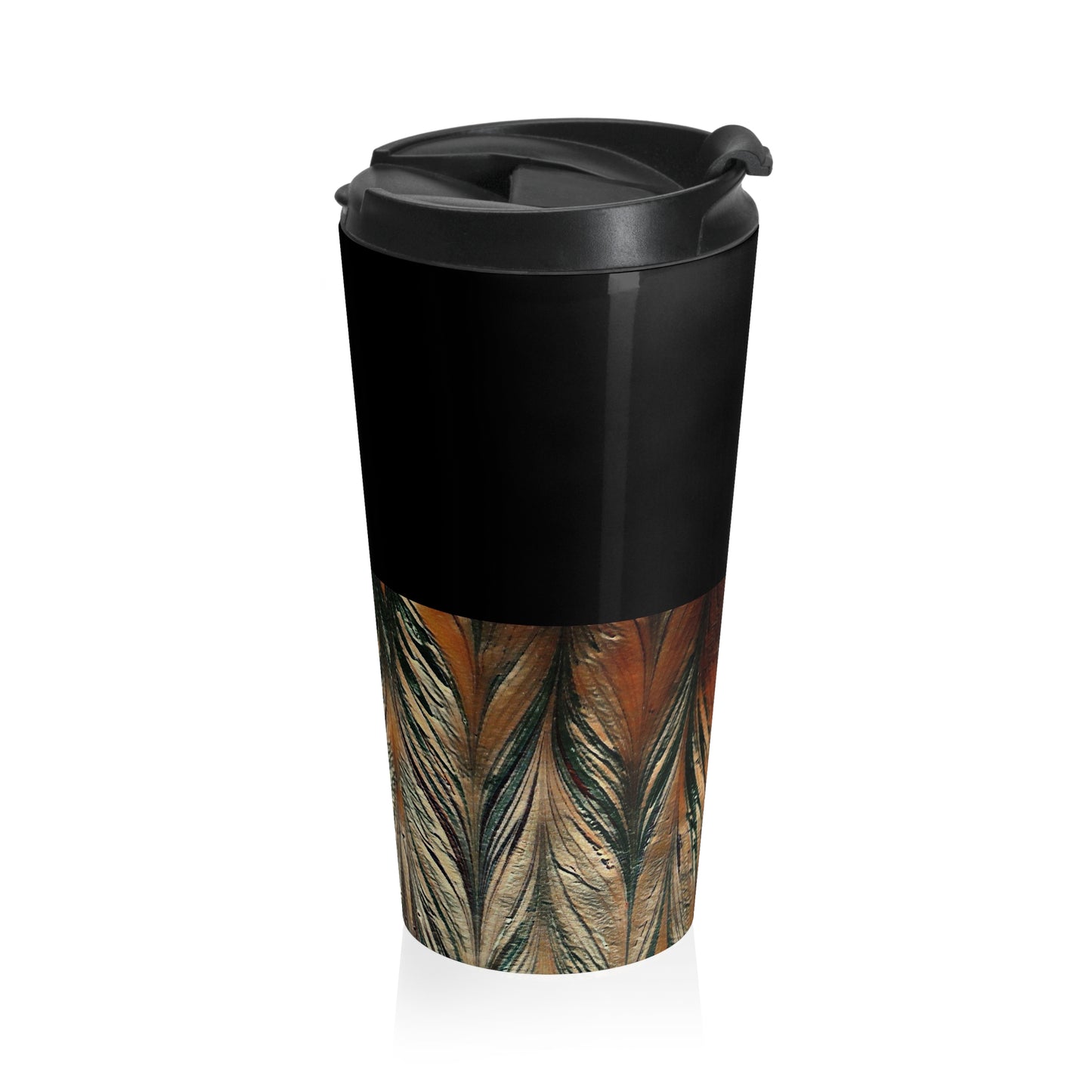 Acrylic Arrow Design Stainless Steel Travel Mug
