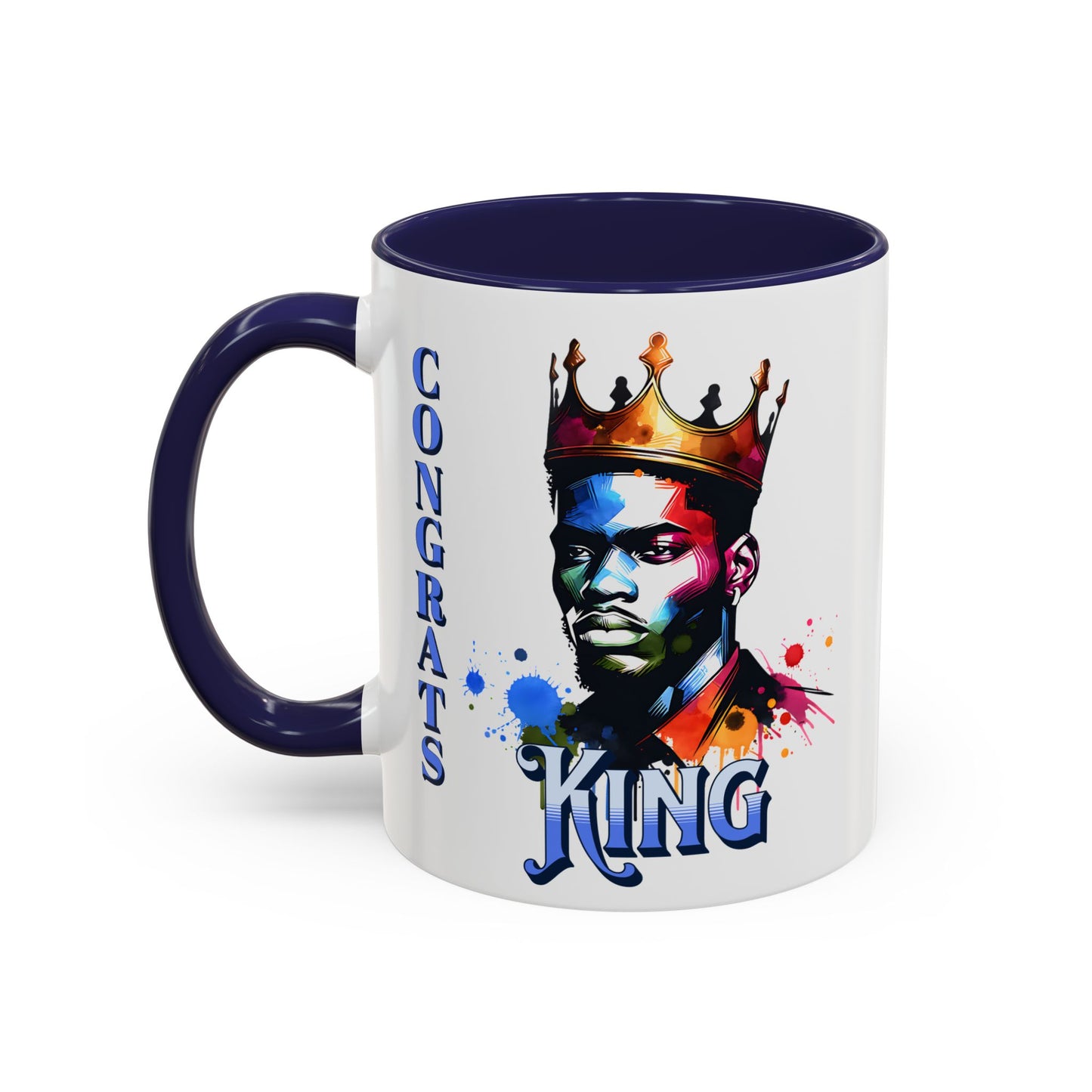 Congrats King Accent Coffee Mug (11, 15oz)