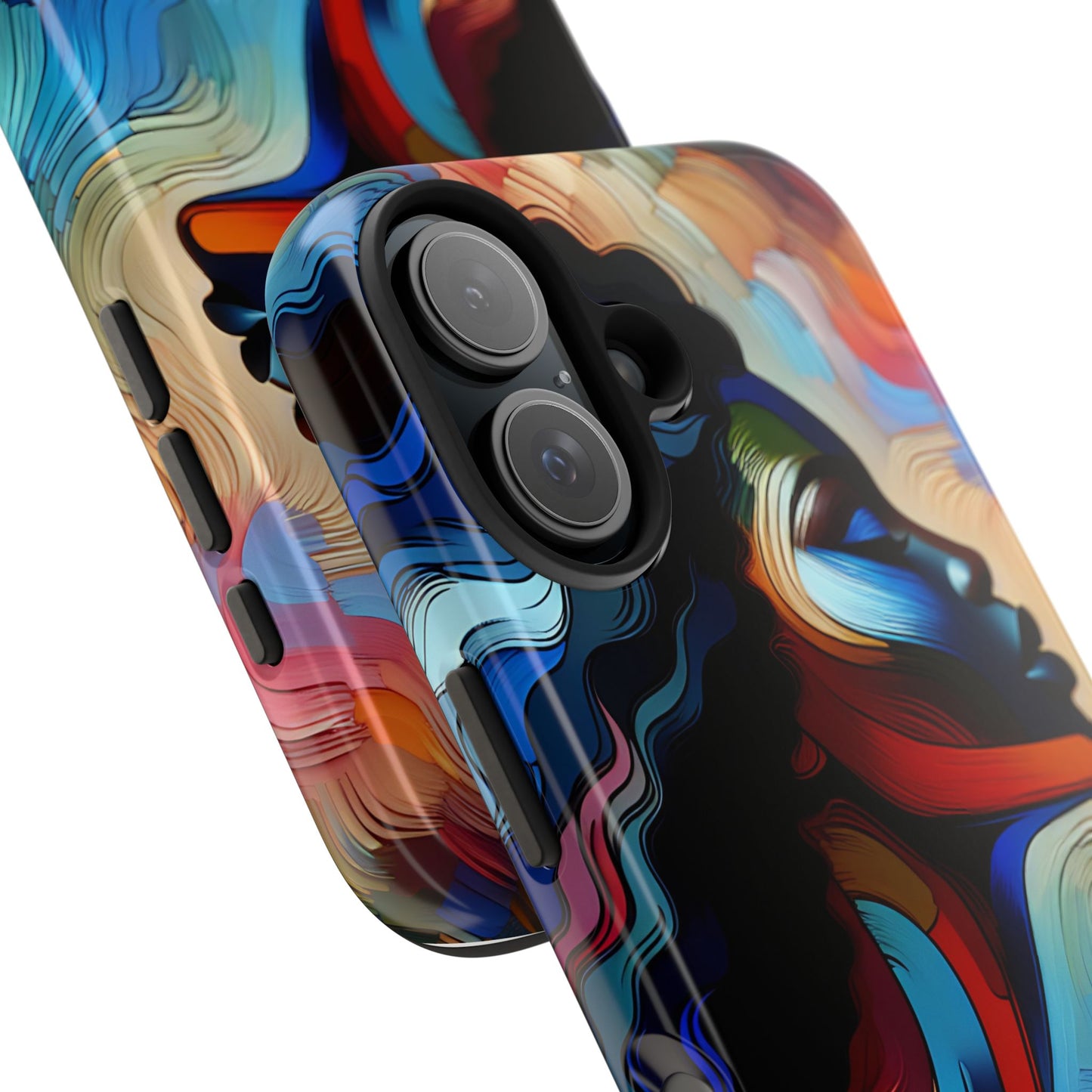 "Sista" Colorful Abstract Art - Tough Phone Cases for iPhone 16