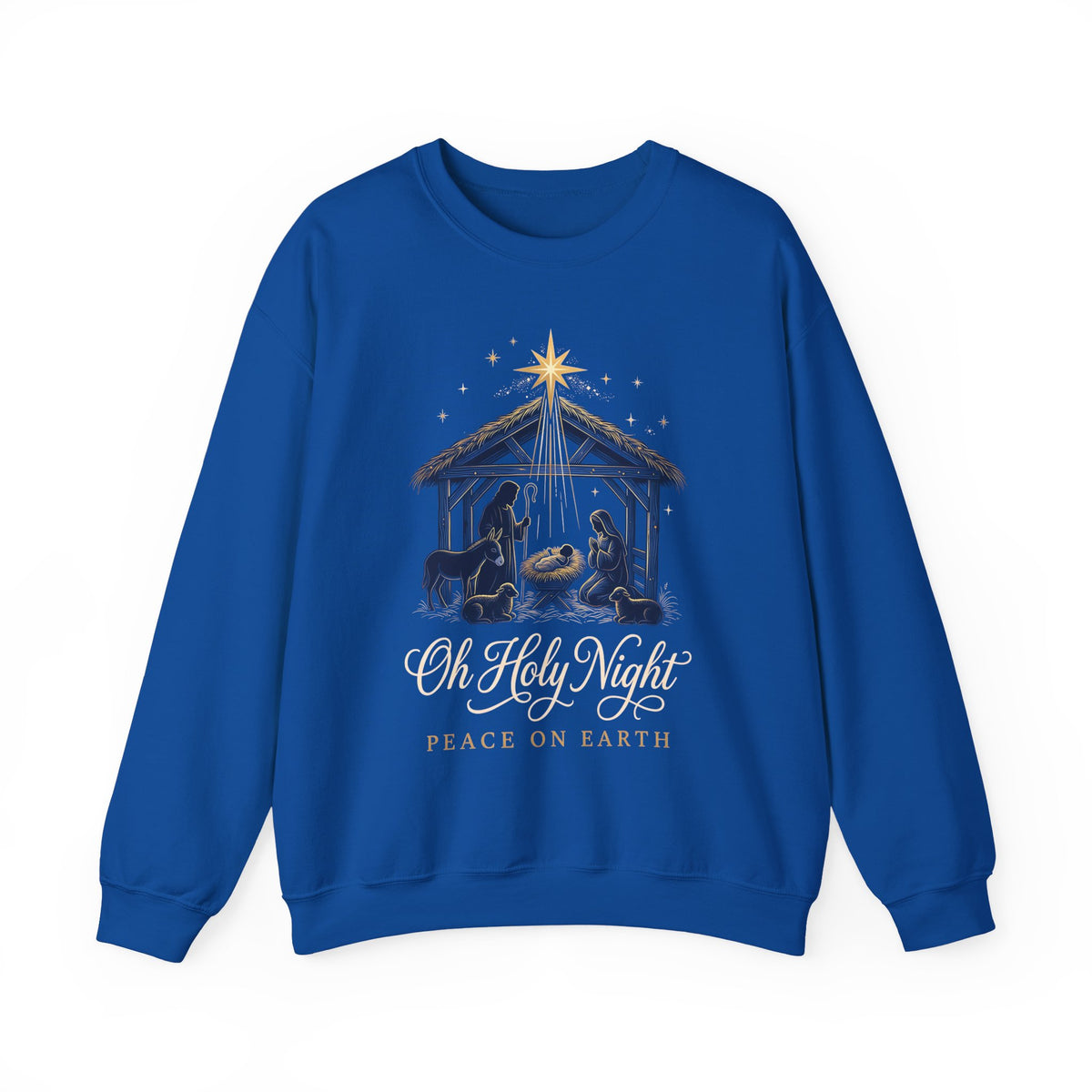 Oh Holy Night Nativity Christmas Sweatshirt
