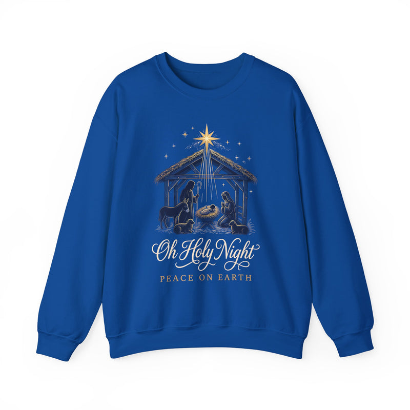 Oh Holy Night Nativity Christmas Sweatshirt