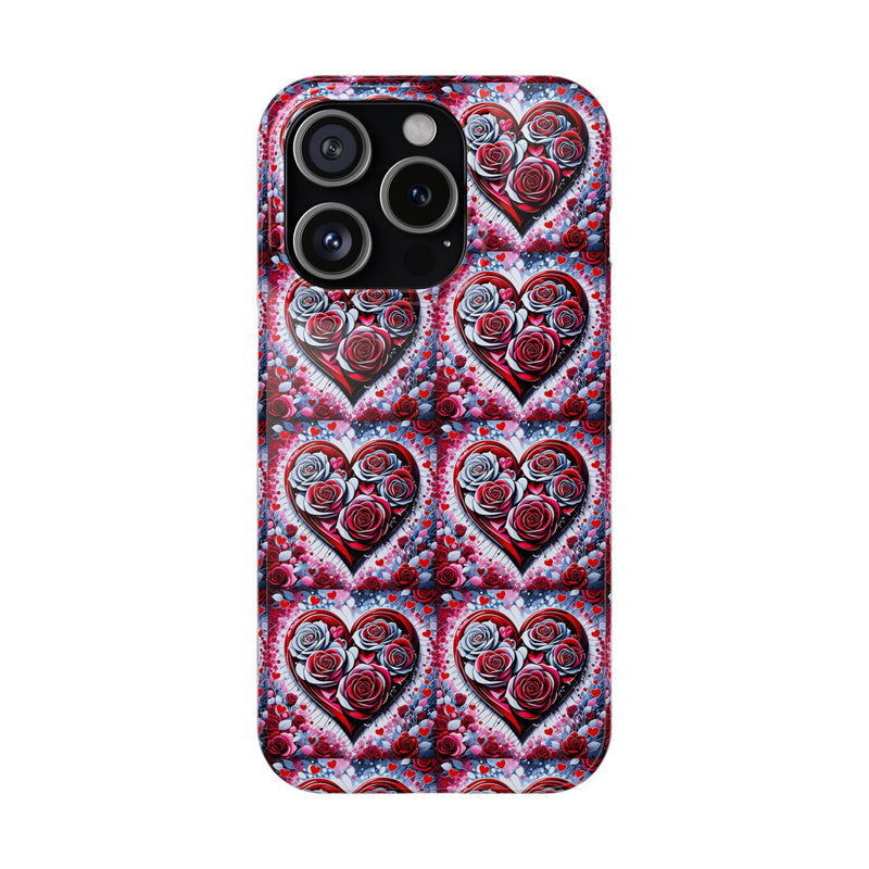 Rose Heart - Slim Phone Case