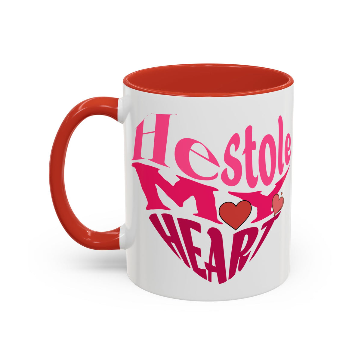 He Stole My Heart - Romantic Accent Coffee Mug (11, 15oz)