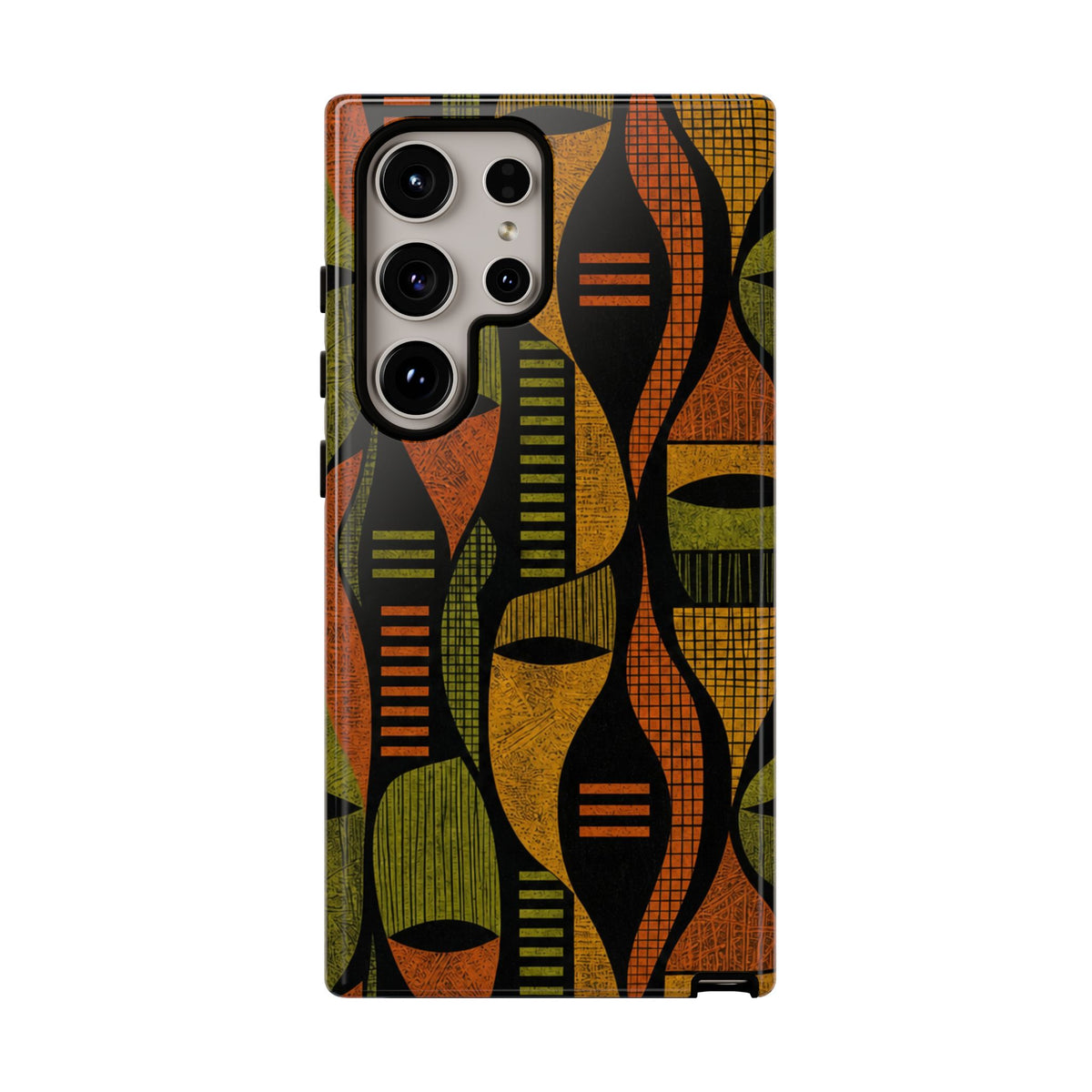 Geometric African-Inspired Tough Phone Case