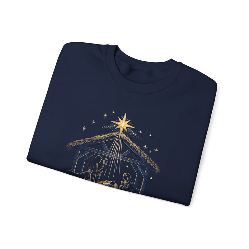 Oh Holy Night Nativity Christmas Sweatshirt