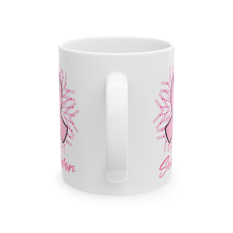 Breast Cancer Survivor Pink Ribbon Coffee Mug