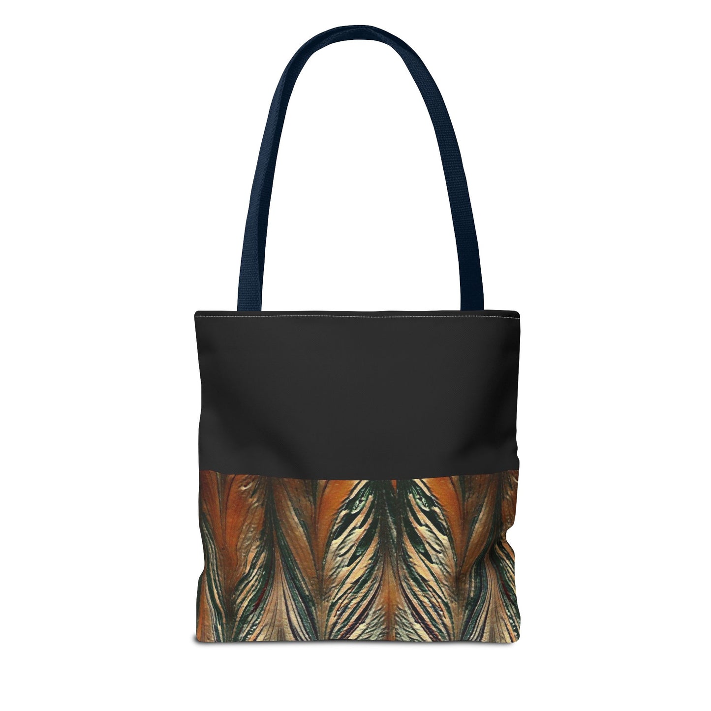 Gold and Black Acrylic Arrow Tote Bag