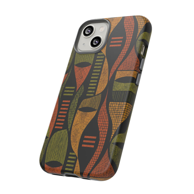 Geometric African-Inspired Tough Phone Case
