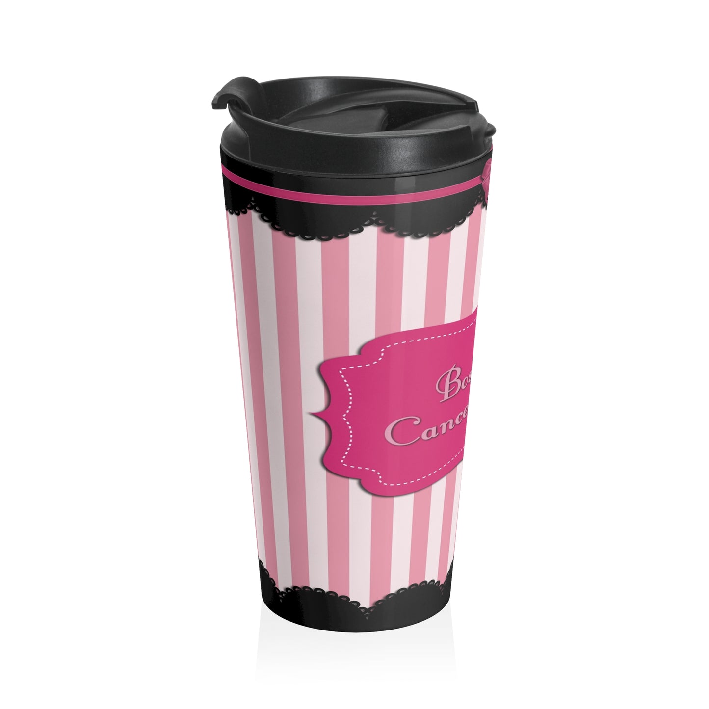 Boss Babe Cancer Survivor Stainless Steel Travel Mug